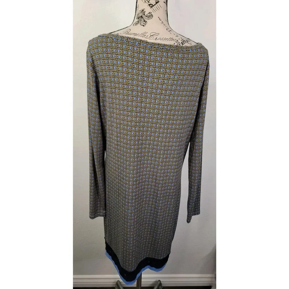 Michael Kors Dres SZ Large Long Sleeve Chain Pattern Mini